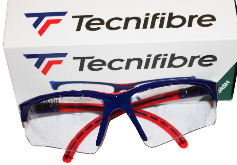 Gafas Squash Tecnifibre Adulto Azul Rojo