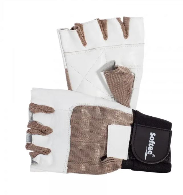 Guantes Fitness Softee Unisex Cuero SPANDEX