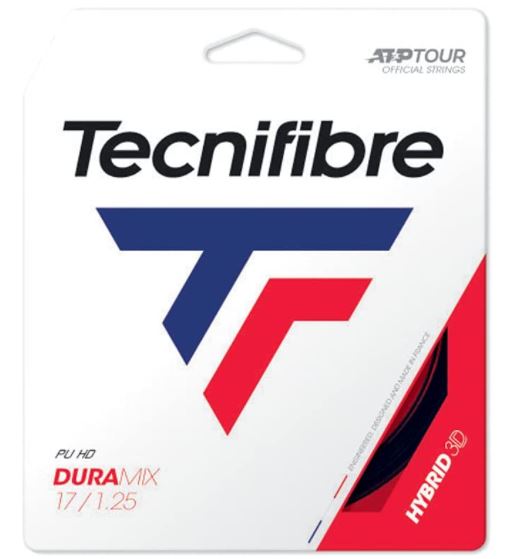 Cordaje Tenis Tecnifibre DURAMIX HD Set 12m Negro