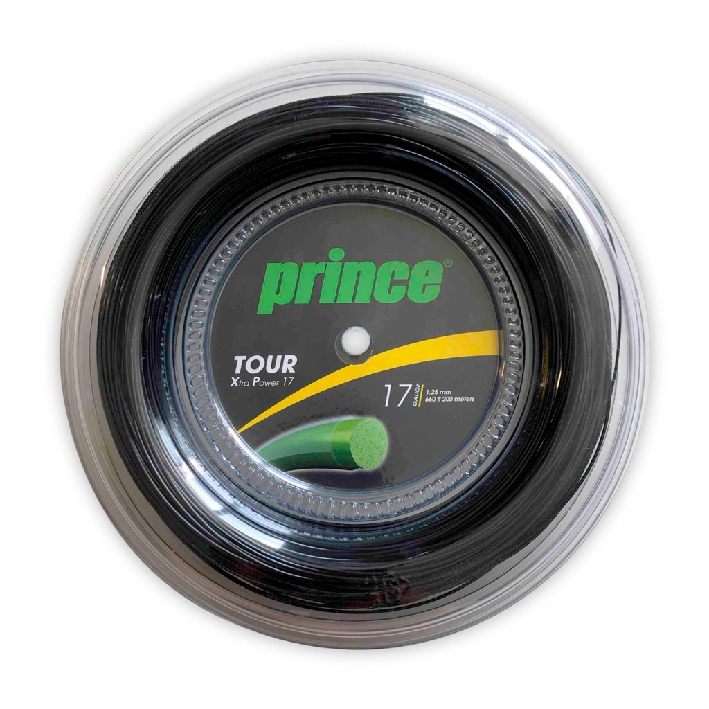 Cordaje Tenis Prince Tour XP 200m Negro
