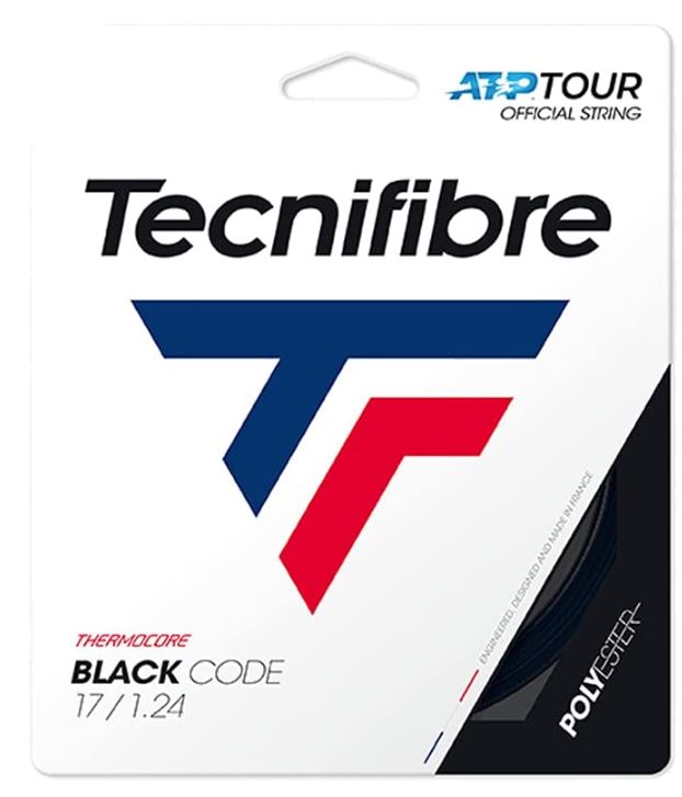 Cordaje Tenis Tecnifibre BLACK CODE Set 12m Negro