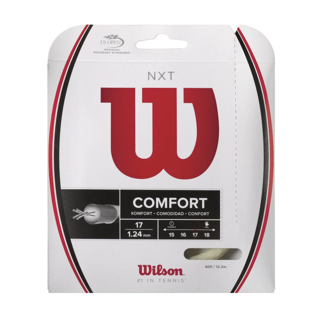 Cordaje Tenis Wilson NXT 12m Plata