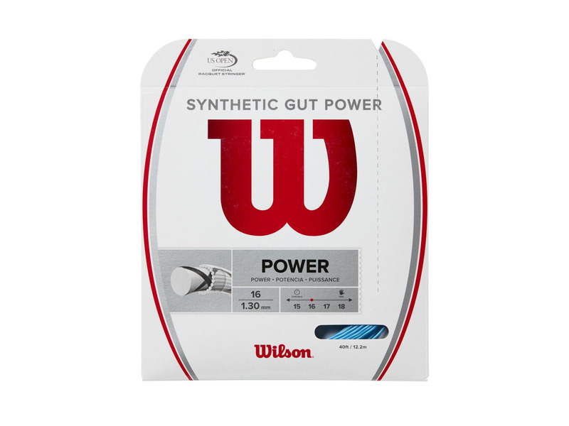 Cordaje Tenis Wilson Synthetic Gut Power 1.30mm Set 12m