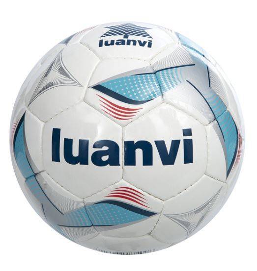 Balón Fútbol Luanvi CUP Azul Pistacho 