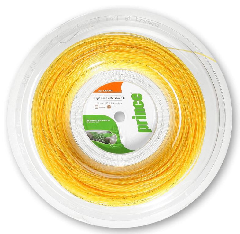 Cordaje Tenis Prince Synthetic Gut Duraflex 200m 1.30mm