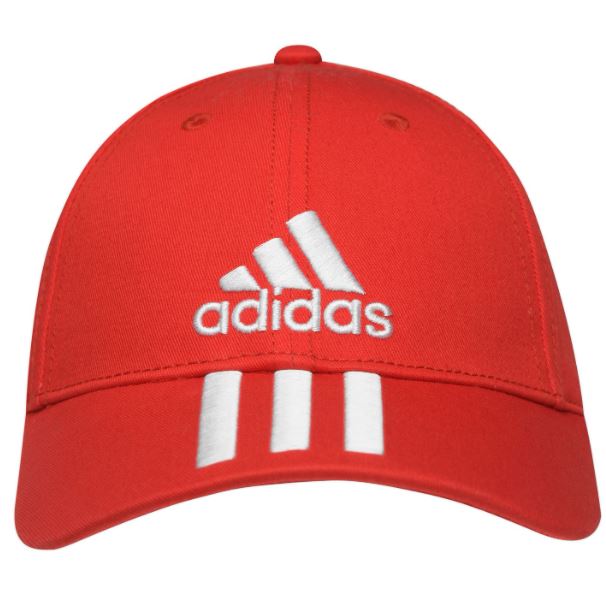 Gorra adidas Performance 3 Stripes Junior Rojo Blanco