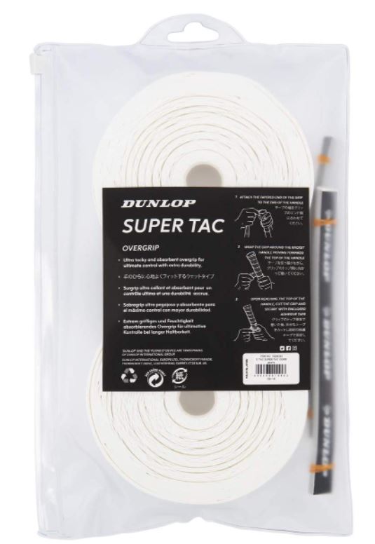 Overgrips Dunlop Tac Super Tac 30 unidades