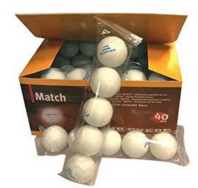 Pelotas Tenis Mesa Enebe SPORT 40 mm Blanco Caja 60 bolas