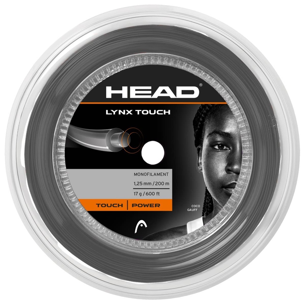 Cordaje Tenis Head Lynx Touch Bobina 200m Gris