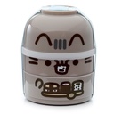 Fiambrera Táper Bento con Compartimentos Gato Pusheen