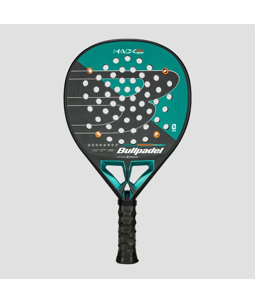 Pala Pádel Bullpadel Hack 04 Hybrid 2025