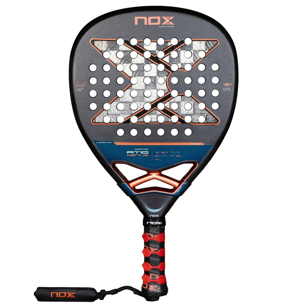 Pala Pádel Nox AT10 Luxury Genius Attack 18K Alum Agustin Tapia 2025