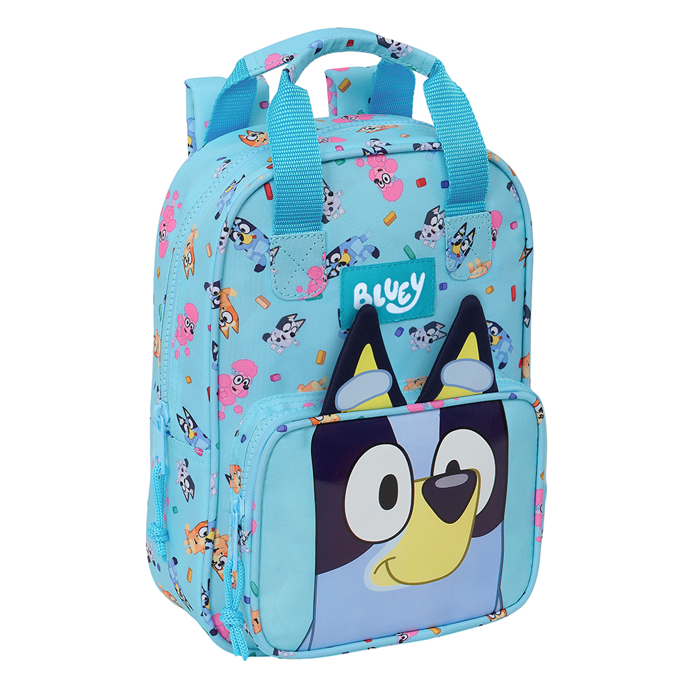 Mochila Infantil Safta Bluey con Asas Adaptable a Carro