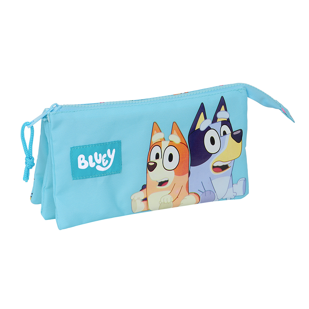 Estuche Portatodo Triple Bluey