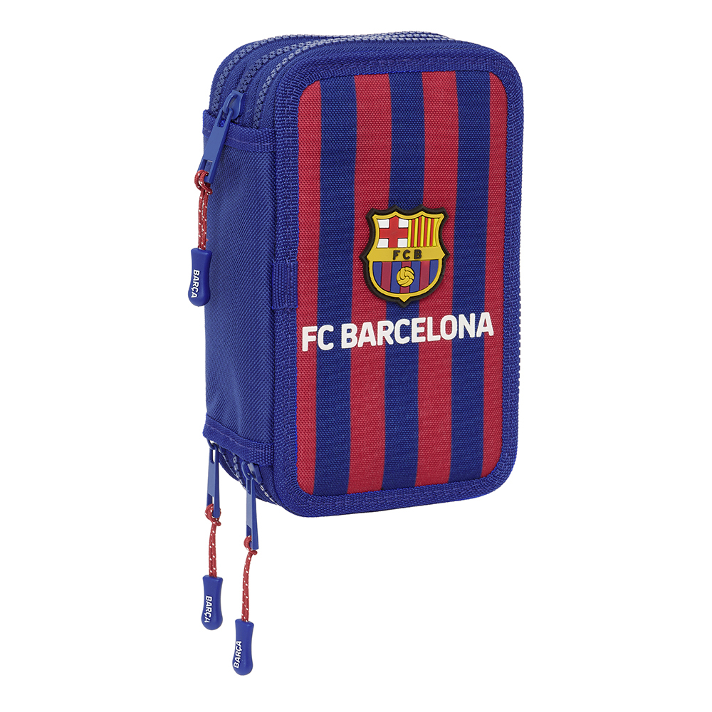 Estuche Plumier Triple 36 piezas FC Barcelona