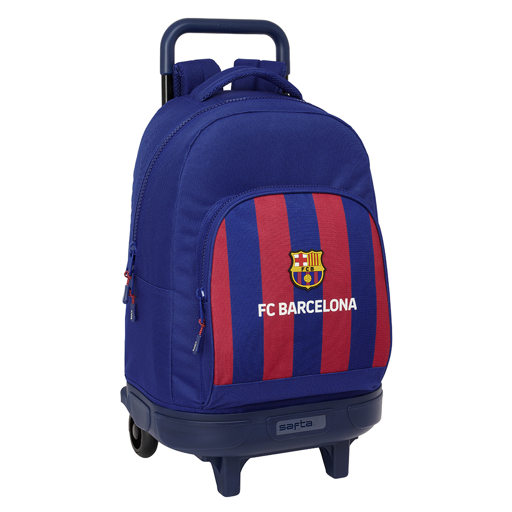 Mochila Grande con Ruedas Compact Extraíble FC Barcelona