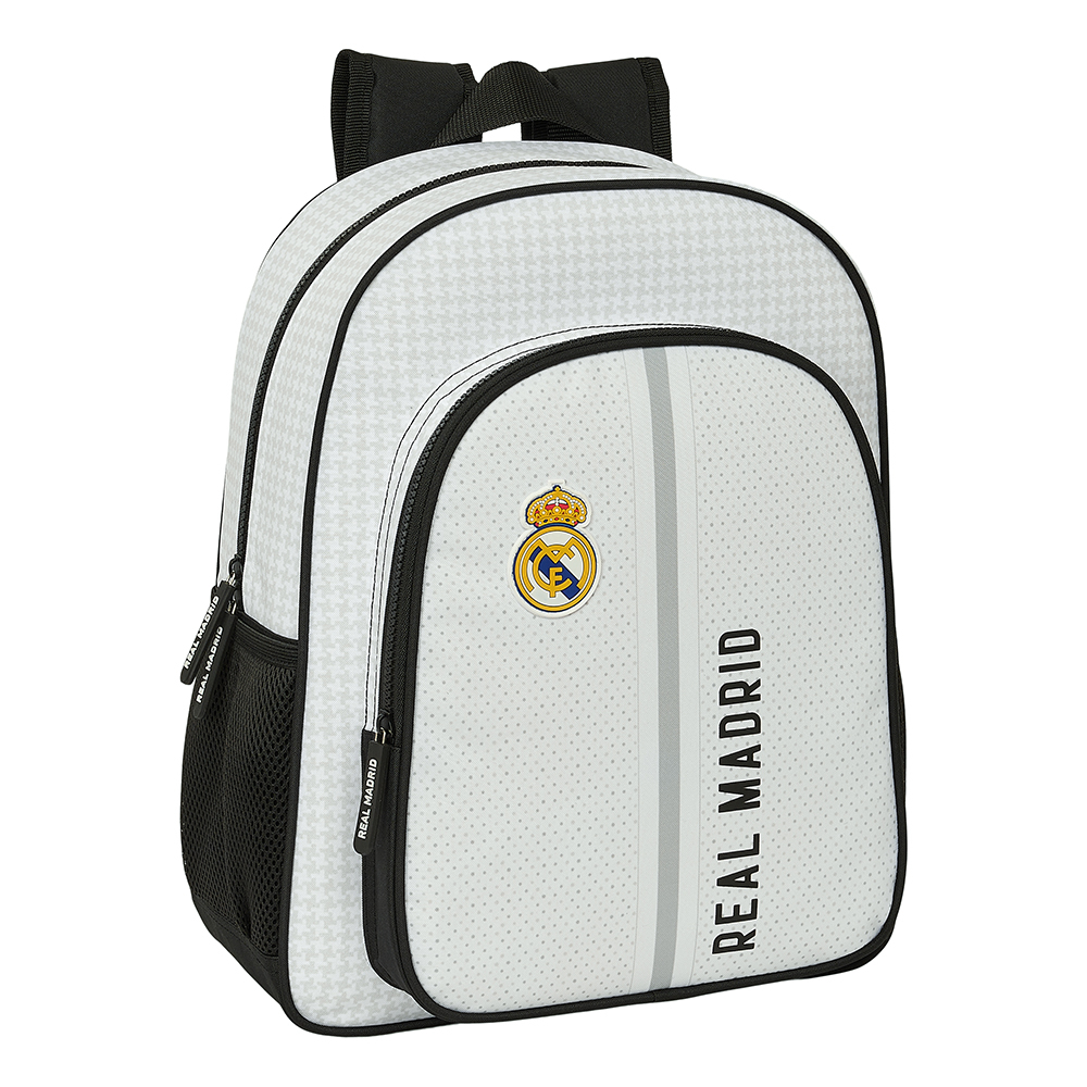 Mochila Junior Real Madrid Primera Equipación 24/25 Adaptable a Carro Safta