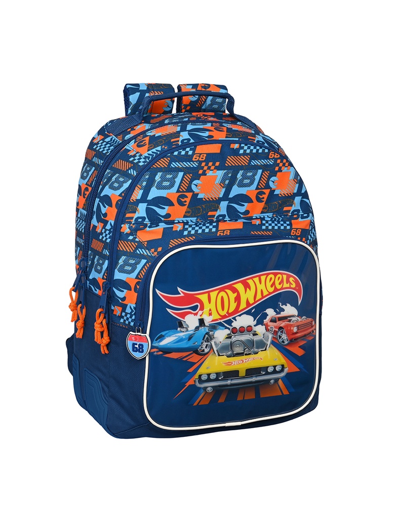 Mochila Doble Hot Wheels Speed Adaptable a Carro Safta