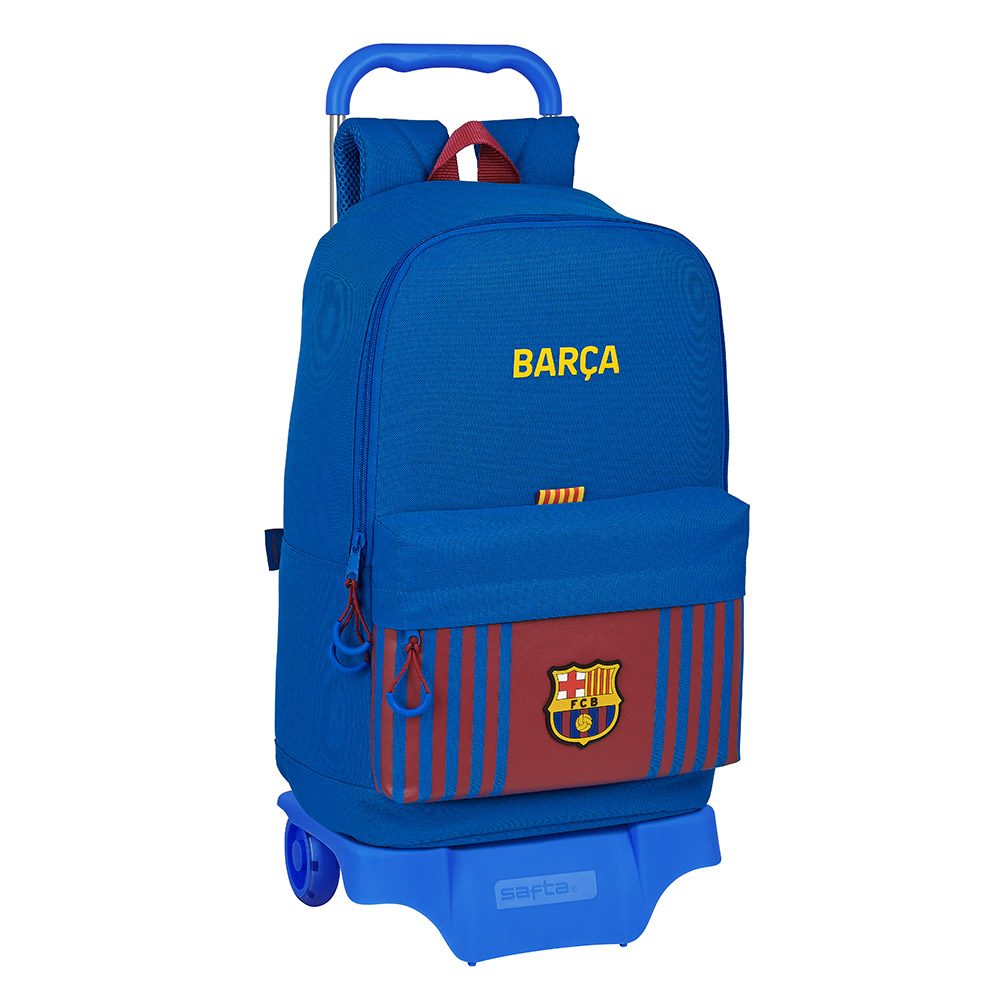 Mochila FC Barcelona con Carro Adaptable 905 Safta