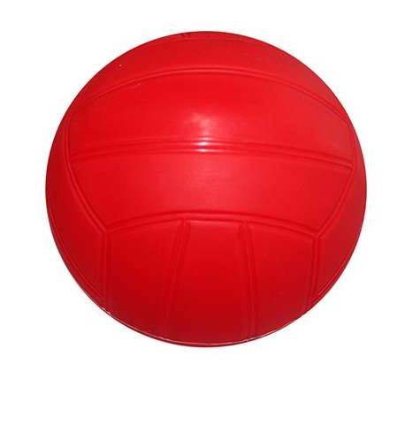 Pelota Polivalente Deportes Lisa 140 mm Rojo