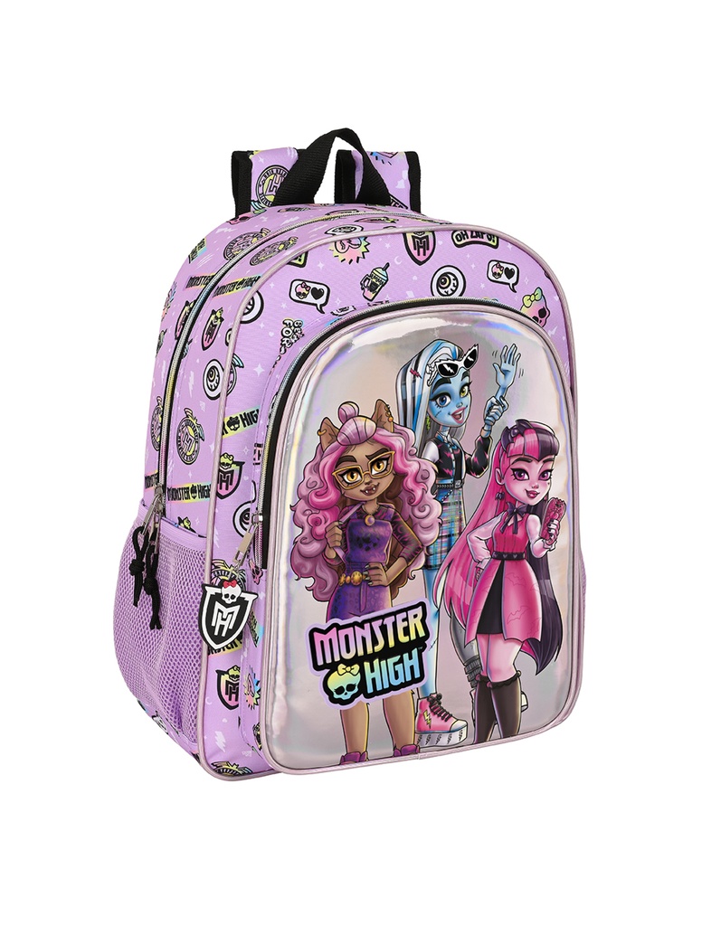 Mochila Monster High Best Boos 33cm Adaptable a Carro Safta