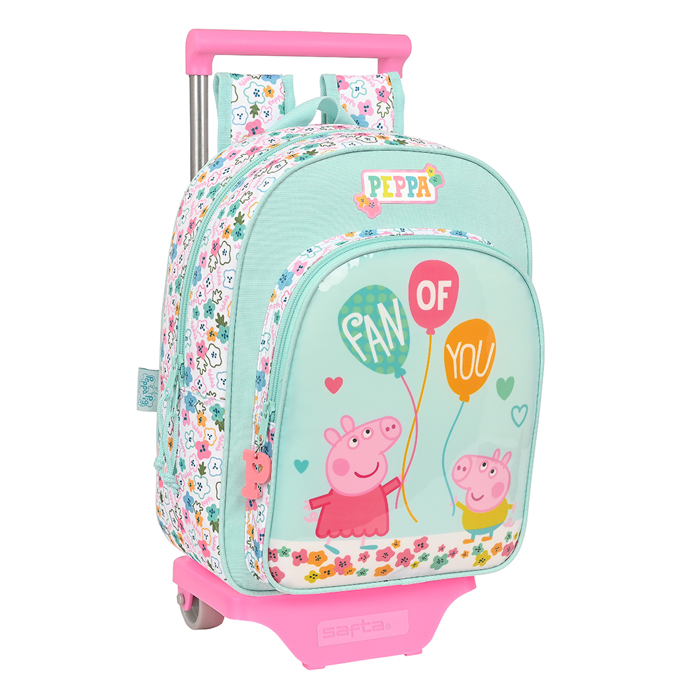 Mochila Peppa Pig Cosy Corner con Carro 705 Safta