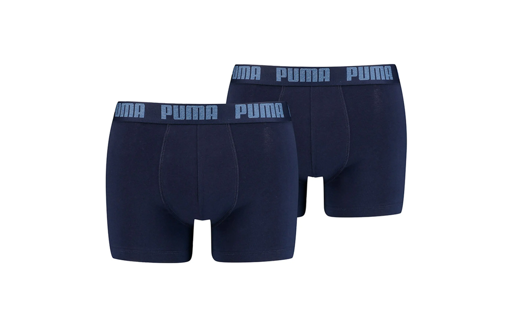 Boxer Puma Basic Boxer 2 Pares Azul Marino Talla L-2