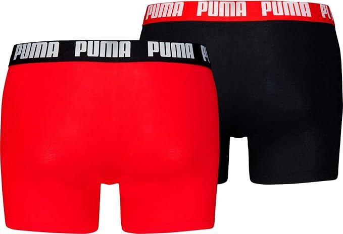 Boxer Puma Everyday Basic Boxer 2 Pares Rojo/Negro Talla S-3