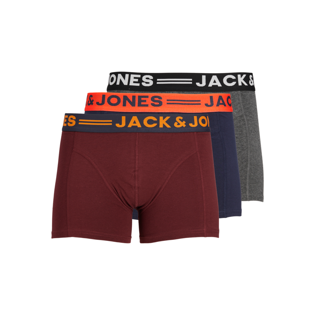 Bóxers Jack & Jones Jaclichfield Pack 3 Granate