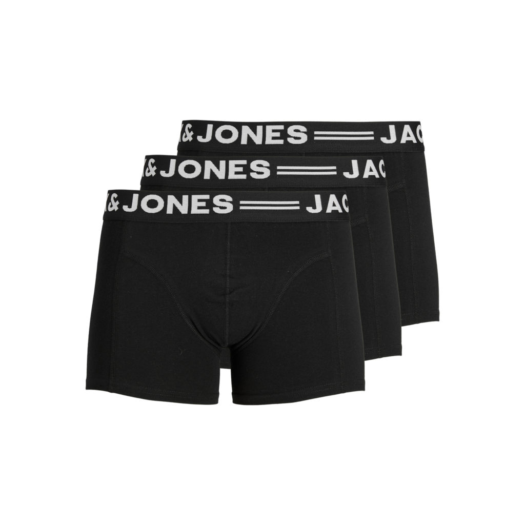 Bóxers Jack & Jones Sense Pack 3 Negro