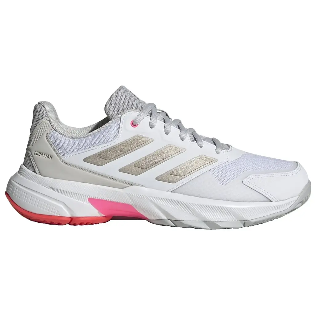 Zapatillas adidas Courtjam Control Mujer Blanco/Gris/Rosa