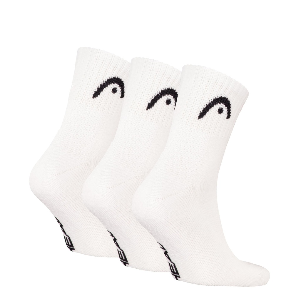 Calcetines Head All Sports Training Short Crew 3 Pares Blanco