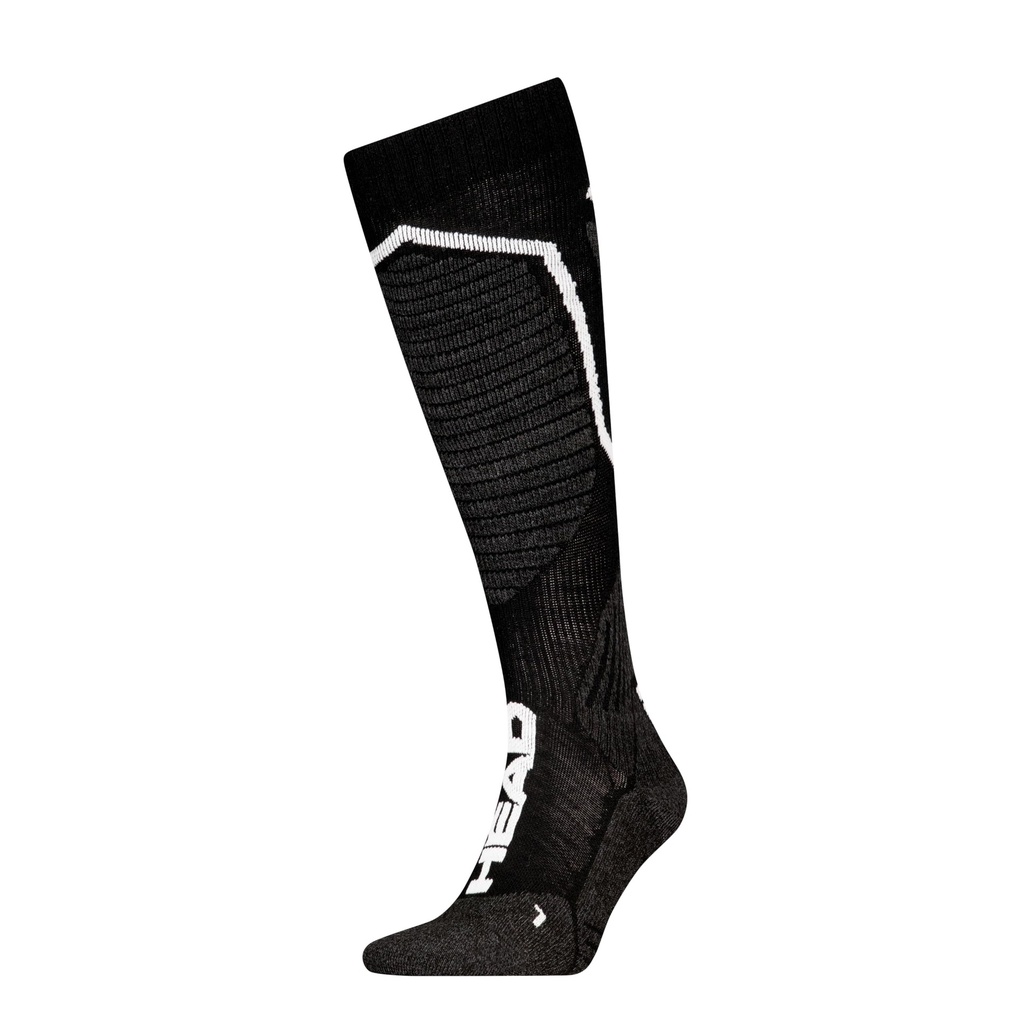 Calcetines Head Ski Performance Kneehigh 1 Par Negro