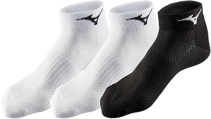 Calcetines Mizuno Training Mid 3 Pares Blanco/Blanco/Negro