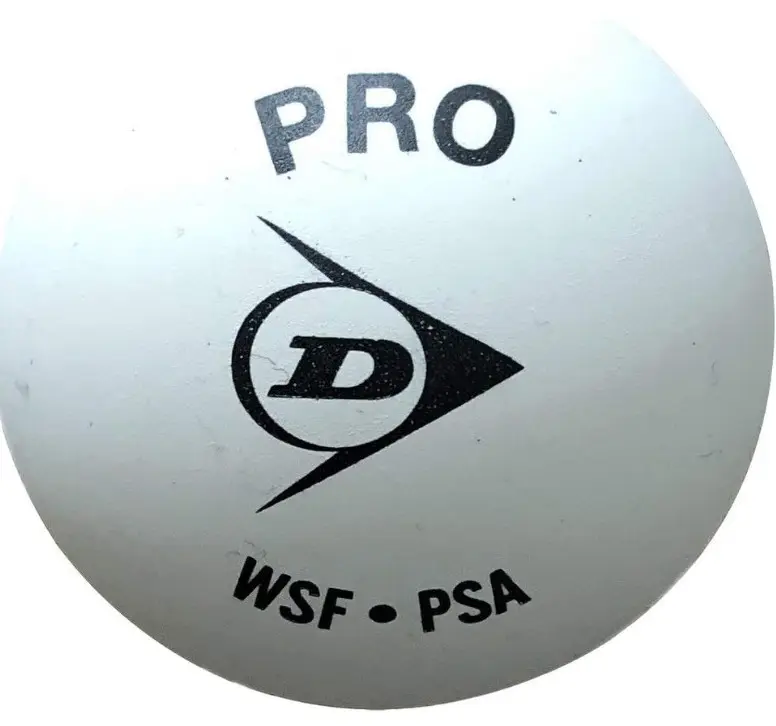 Bolas Squash Dunlop PRO Blancas 1 unidad