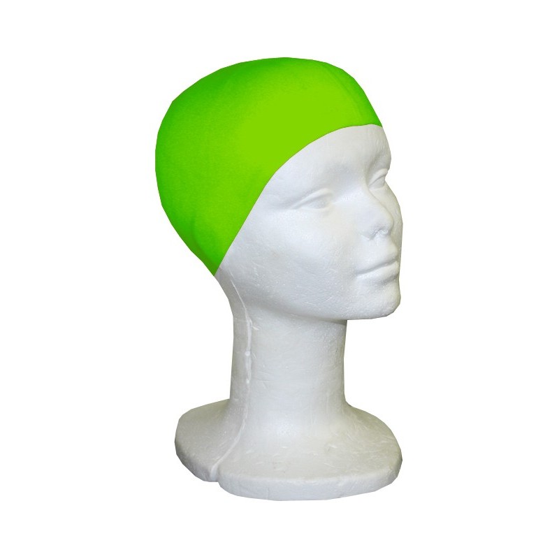 Gorro Natación Silicona Softee Adulto Verde Fluor