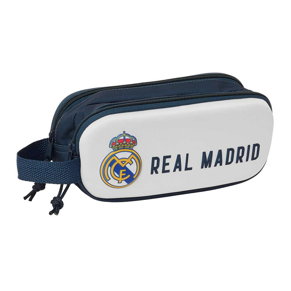 Estuche Portatodo Doble 3D Real Madrid 