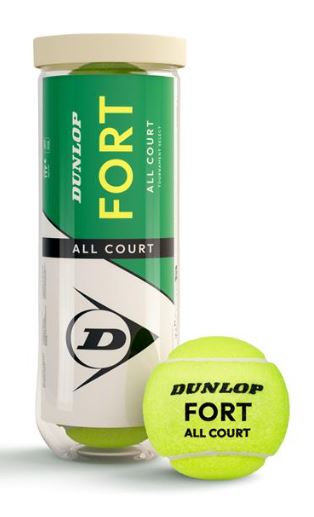 Pelotas Tenis Dunlop FORT ALL COURT B3 1 Bote de 3 pelotas