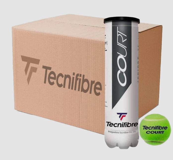 Pelotas Tenis Tecnifibre COURT Caja 36 botes de 4 pelotas