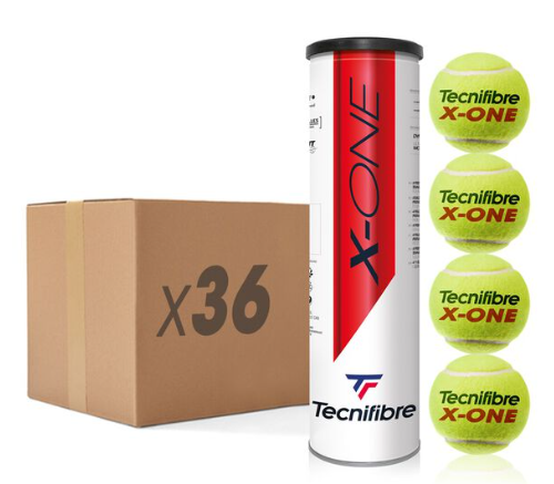 Pelotas Tenis Tecnifibre B4 X-ONE B4  36 Botes de 4 pelotas (K)