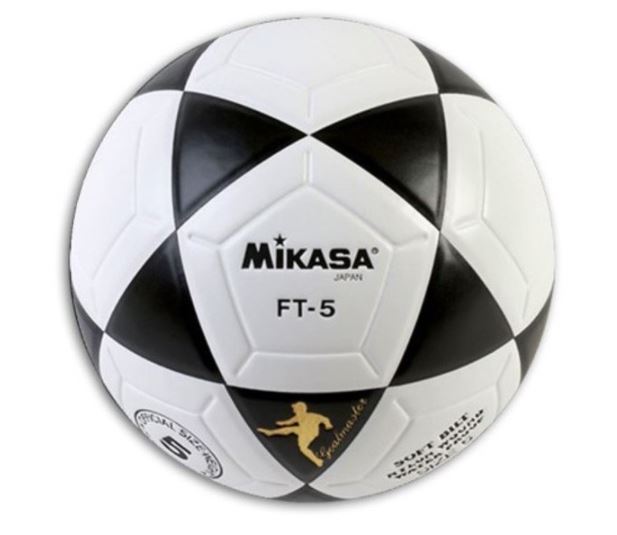 Balón Fútbol 11 Mikasa FT 5 Negro D