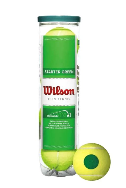 Pelotas Tenis Wilson Principiante Punto Verde 4u