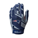 Guantes Fútbol Americano Wilson Adulto NFL Stretch Fit New England Patriots