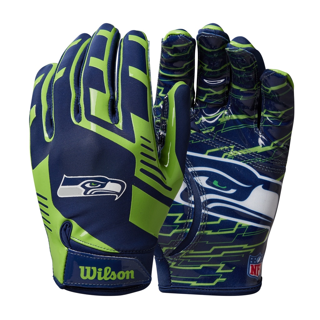 Guantes Fútbol Americano Wilson Yth NFL Stretch Fit Gloves Se