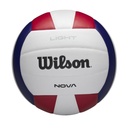 Balón Voleibol Wilson Nova Light Blanco/Rojo/Marino