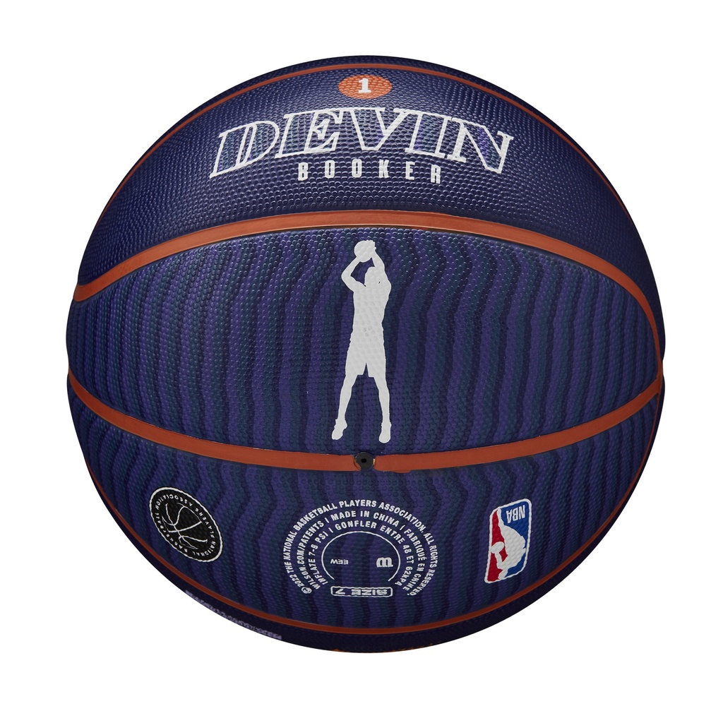 Balón Baloncesto Wilson NBA Player Icon Outdoor Devin Booker Talla 7