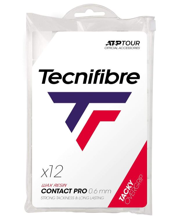 Overgrips Tecnifibre Pro Contact 12u Blancos