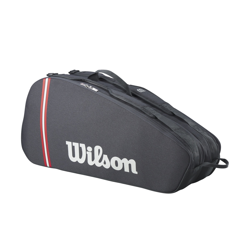 Raquetero Wilson Team 6 Raquetas 2025 Negro