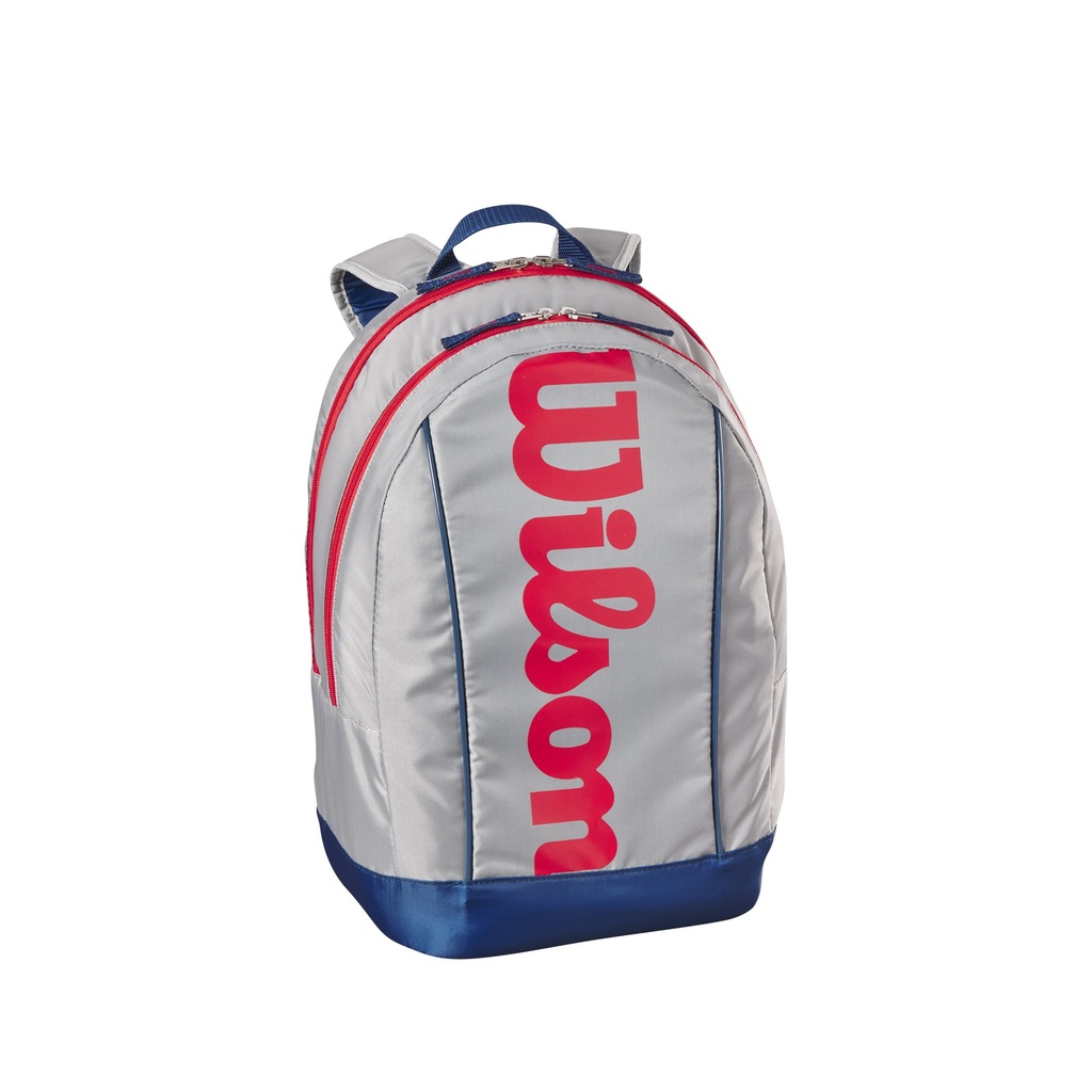 Mochila Wilson Junior Gris/Rojo/Azul