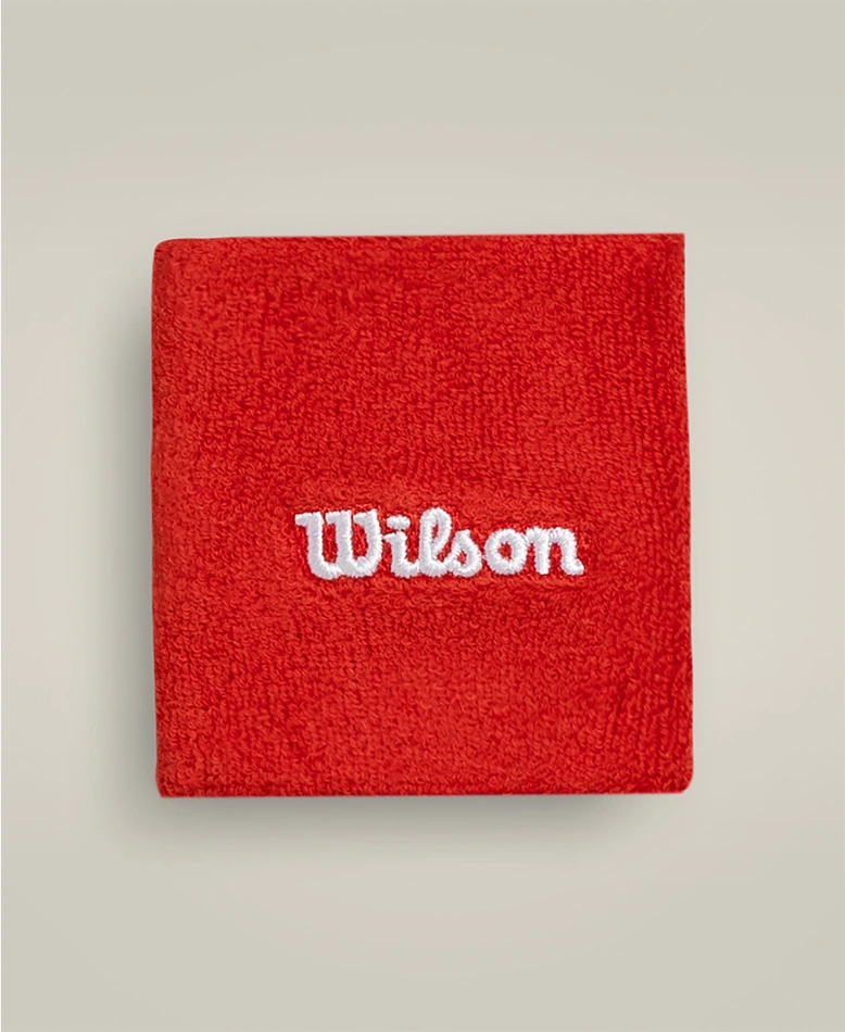 Muñequeras Wilson U Terry Rojo